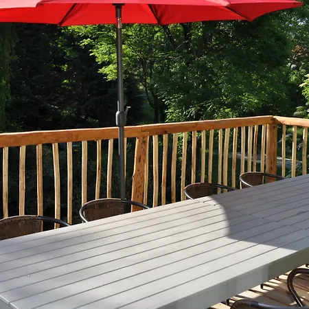 Feriehus Du Grand Sourel, Sa Vue Et Son Jardin Moissac-Vallee-Francaise